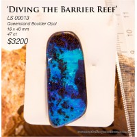 Loose Opal - 'Diving the Barrier Reef'